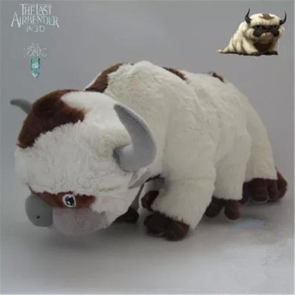 2021 Nuevo Anime Kawaii Avatar Appa Peluches Avatar The Last Airbend Peluche Juguete Suave Momo Peluche Animal Brinquedos MuñEcas Regalo De CumpleañOs Appa 55Cm-image