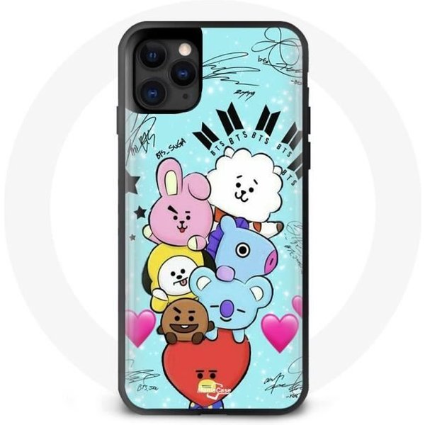 Funda Para Iphone 13 BTS BT21 Van Tata Chimmy Cooky Rj Koya Shooky Y Mang-image