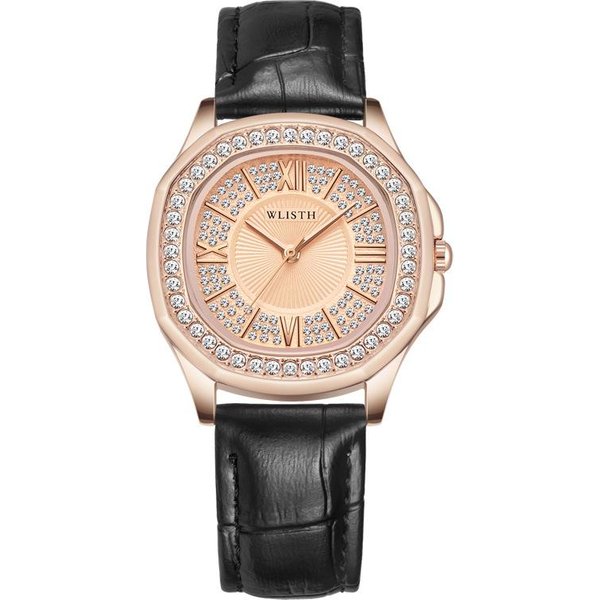 Reloj Estudiante Femenina Elegante Temperamento Retro Reloj De Mujer Coreano Impermeable Cuarzo Reloj Correa Reloj De Mujer-image