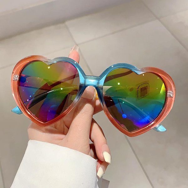 CláSico Oversize Adorable CorazóN De Amor Gafas De Sol Gafas Dama Moda Tendencia Lujo Estilo DiseñAdor Estilo Popular Gafas De Sol Elegante Dama As The Picture-image