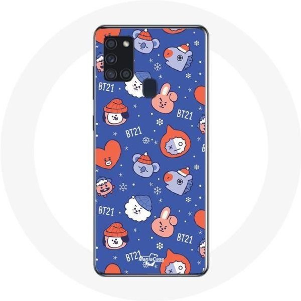 Funda Para Samsung Galaxy A21S BTS Bangtan Sonyeondan BT21 Navidad 2023-image