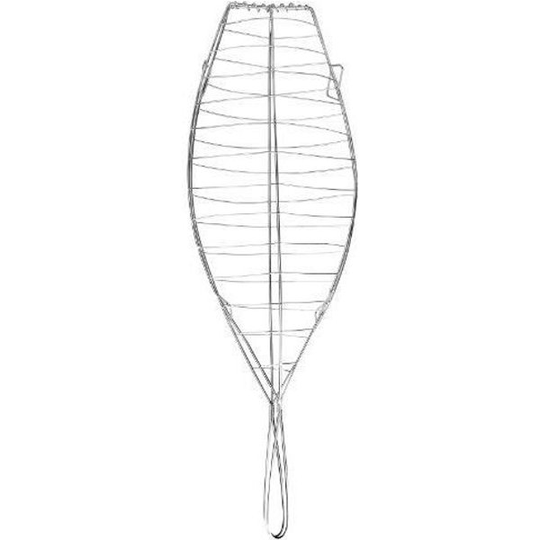 Parrilla Para Pescado - Ibili - 770100 - Acero Inoxidable - 42X19 Cm - Cocina-image