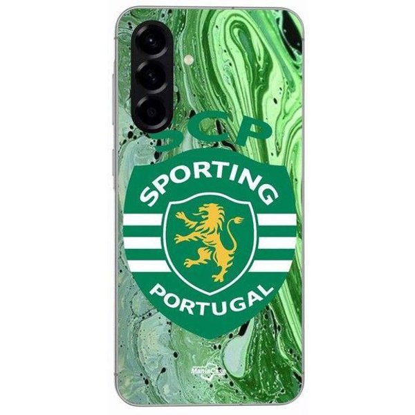 Funda Para Samsung Galaxy A26 Scp Sporting Portugal Fondo Verde Maniacase Negro-image