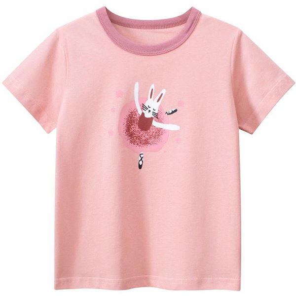 Ropa Infantil, Camisetas De Manga Corta Para NiñOs, Ropa Para Bebé NiñA 140Cm White-image