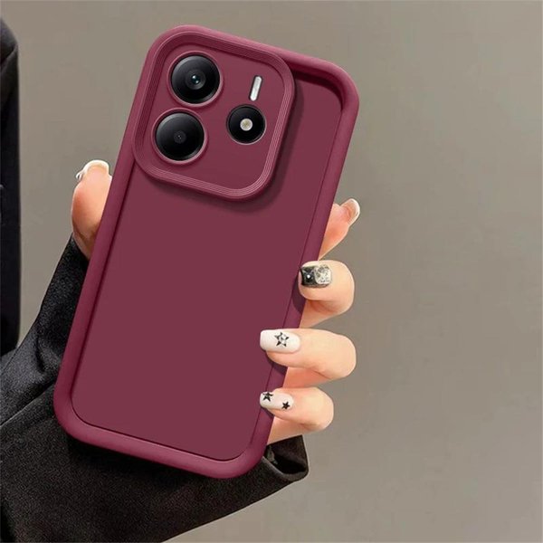 Etui Na Telefon Redmi Note 14 5G Etui Note14 4G Matowe Tylne Etui Luksusowe Silikonowe Etui Na Telefon Dla Xiaomi Redmi Note14 4G Etui Redmi Note 14 Pro 4G-image