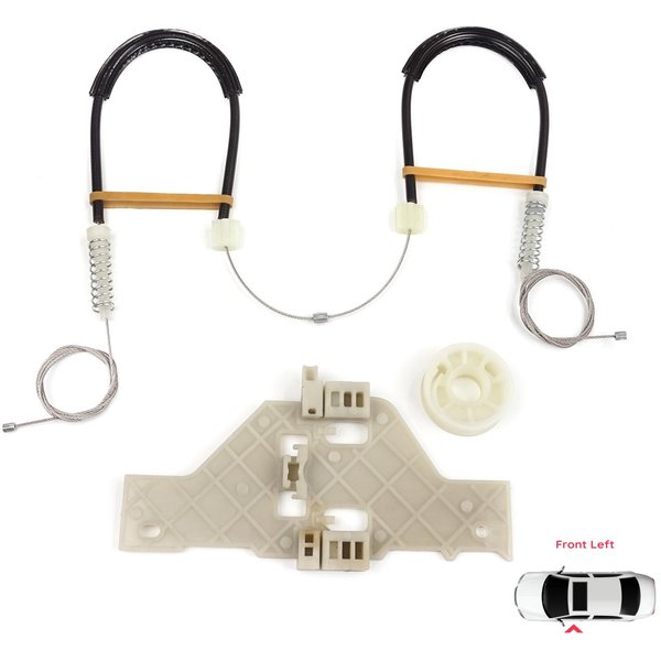 BWR5352 Kit De ReparacióN Del Regulador Del Elevalunas EléCtrico De La Puerta Delantera Izquierda Para Citroen C4 MK1 LC LR 2004-2014 4/5 Puertas 9221V1-image