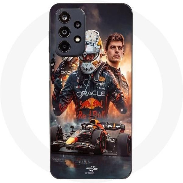 Funda - Maniacase - Samsung Galaxy A23 5G - Max Verstappen F1 - Flexible - Negra-image