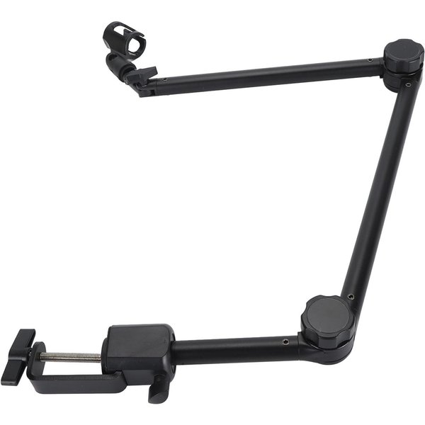 Soporte De Brazo Para MicróFono De Escritorio De Acero Al Carbono, Ajustable A 180 Grados, Estable Y Duradero.-image
