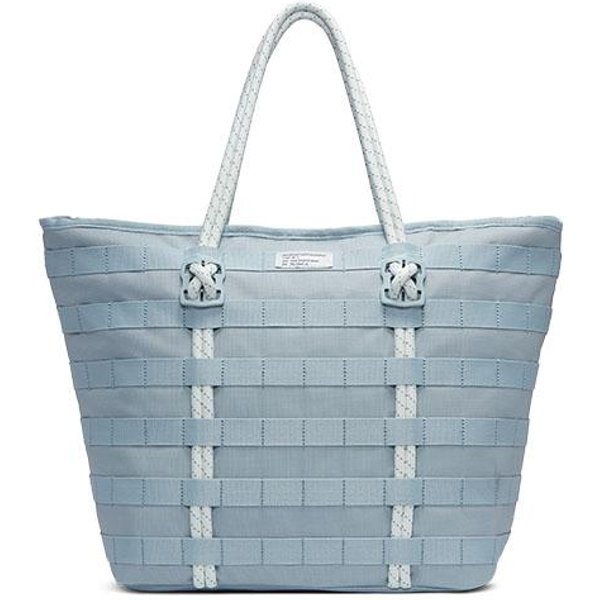 Bolso Tote De PoliéSter Nike, Bolsa De Compras, Bolso De Mano Regular Para Mujer Azul Hielo Onesize-image
