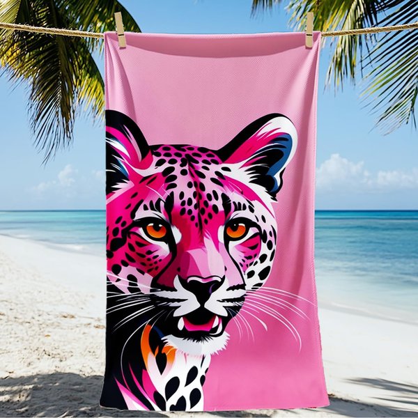 Super DużY RęCznik PlażOwy Super ChłOnny SzybkoschnąCy Super MięKki RęCznik PlażOwy Supeand Free NiezbęDny W PodróżY RęCznik PlażOwy 70X140Cm &1Pc-image