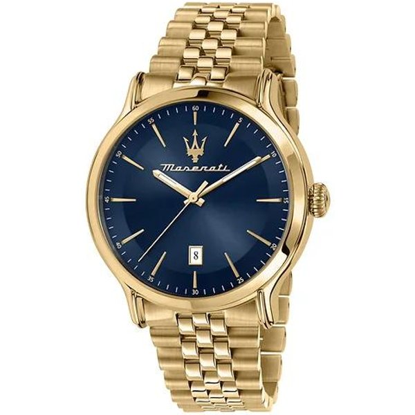 Reloj Para Hombre Maserati Epoca EdicióN Limitada Acero Inoxidable Esfera Negra Cuarzo R8853118023 100M Negro-image