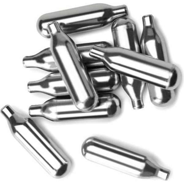 Ibili 744100 Cartuchos De CO2 Para SifóN De Soda Aluminio Plateado 9 X 4 X 7 Cm-image