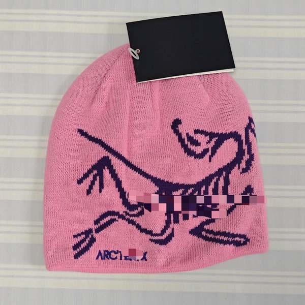 Zimowa Czapka Dzianinowa Dla MężCzyzn I Kobiet, CiepłA, Termiczna, Czapka Typu Beanie, Haft Z Literą, MięKka, Casualowa, Outdoorowa RóżOwy-image