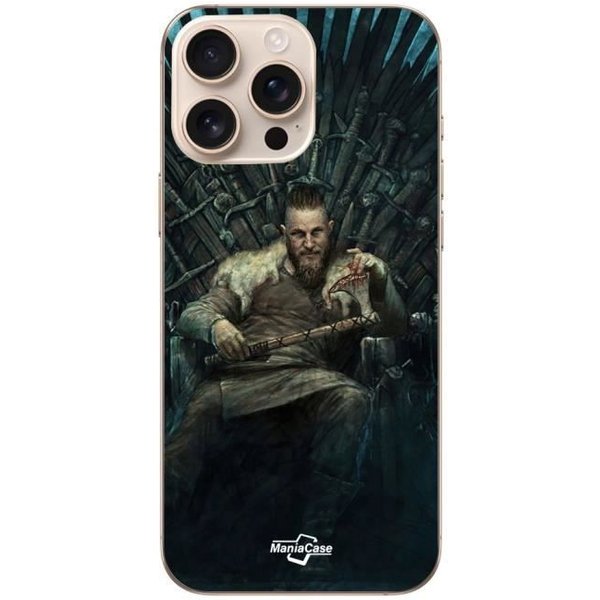 Coque Iphone 16 Pro Vikings Ragnar Lothbrok Trone De Fer Game Of Thrones Maniacase-image