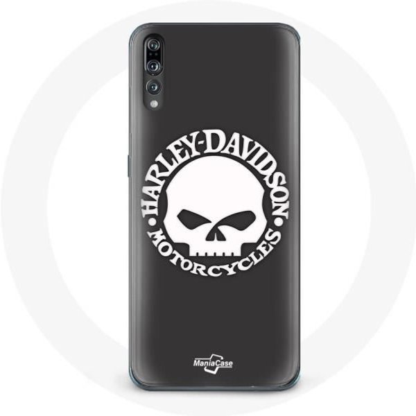 Funda Para Huawei P20 Harley Davidson Motors Calavera-image