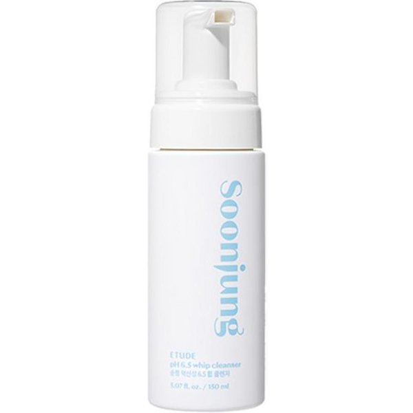 Etude House Soonjung Limpiador Espumoso Ph 6.5 Limpiador Espumoso Suave De Bajo Ph 150Ml-image