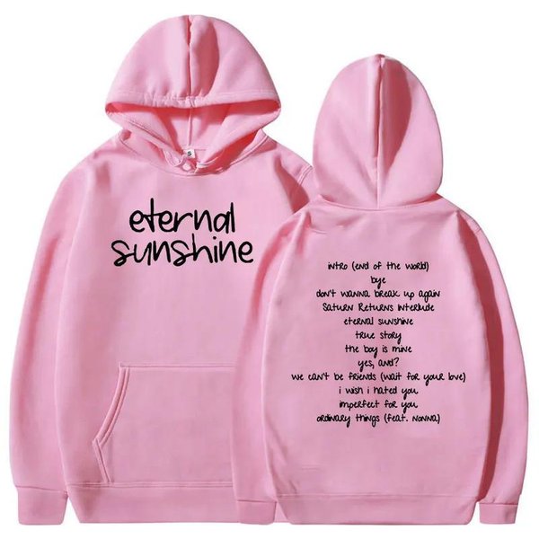 Nueva Sudadera Con Capucha Eternal Sunshine De Ariana Grande S Pink-image