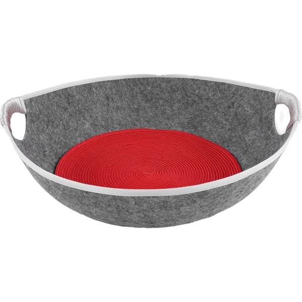 Casa Para Gatos Universal De Cuatro Estaciones Perrera Para Gatos Arenero Nido Semicerrado Para Mascotas Cama Para Dormir(Gris ) Gris-image