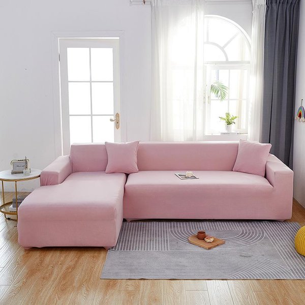Funda De Sofá Chaise Longue Con Todo Incluido, Funda De Sofá De Cobertura Completa, Funda De CojíN De Sofá Universal Para Las Cuatro Estaciones, Juego De Tela EláStica 145-185Cm-image