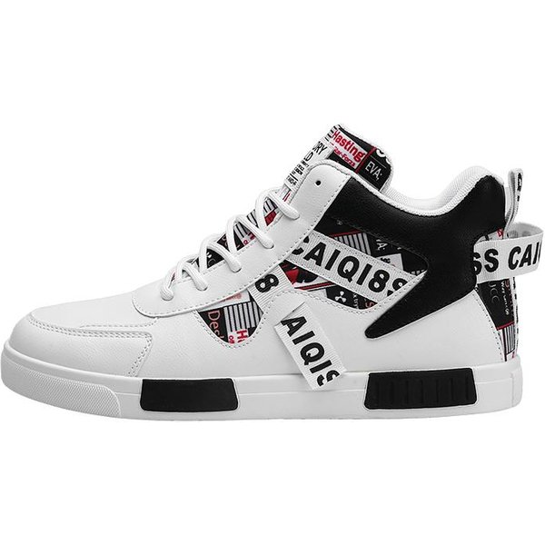 Buty Sportowe Wysokie Trampki Buty MęSkie Buty MęSkie Nowe Oryginalne Bieganie Po Chmurach Trampki Codzienne Buty Sportowe MęSkie Tenisowe Okazje 43 White-image