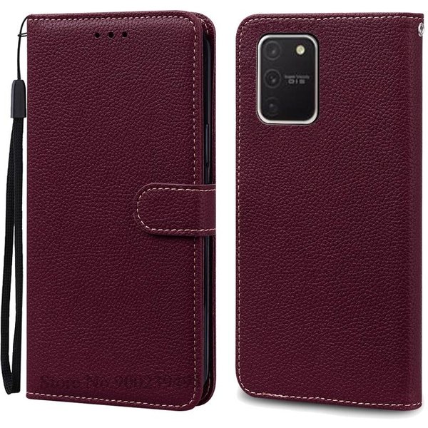 Etui Na Samsung Galaxy S10 Lite G770F Silikonowe Luksusowe SkóRzane Etui Z Klapką Dla Samsung S10 Lite Etui Galaxy S10Lite Pokrowiec Portfelowy For Samsung S10 Lite-image
