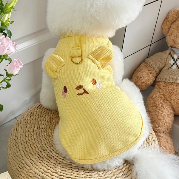 Ropa De Verano Para Perros PequeñOs Chaleco Fino Y Lindo Para Perros Ropa Para Cachorros Transpirable Ropa Para Chihuahua Chaleco Para Gatos Suministros Para Mascotas S-image