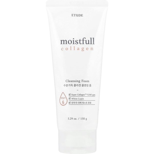 Etude, ColáGeno Hidratante, Espuma Limpiadora, 150 G (5,29 Onzas) White-image