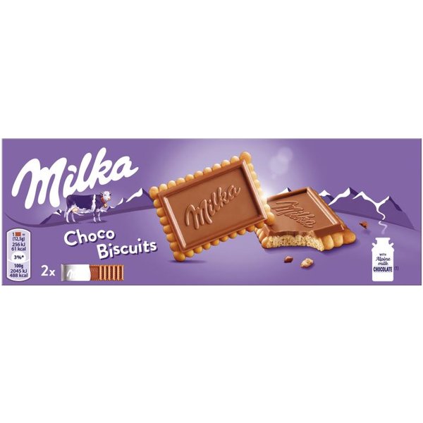 Milka Choco Biscuit, Galletas Con Chocolate Con Leche De Los Alpes - 150 G-image
