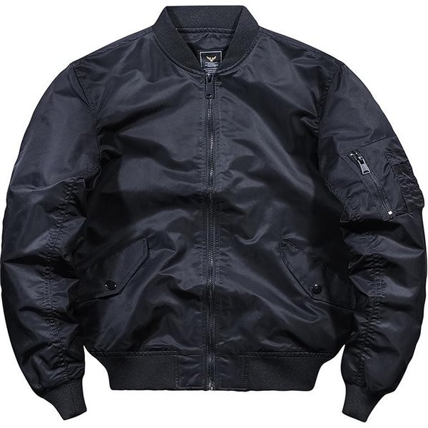 Chaqueta Bomber Hombre Uniforme De BéIsbol Coreano Talla Grande Traje De Vuelo Chaqueta De Trabajo 4XL Black-image