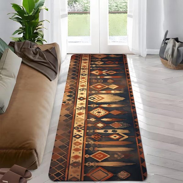 Solidny Dywanik Biegowy Nowoczesny Minimalistyczny Dywanik PodłOgowy Styl Nordycki MięKki AntypośLizgowy DłUgi Dywanik Do Korytarza Do Salonu Sypialni Kuchni 40X120CM-image