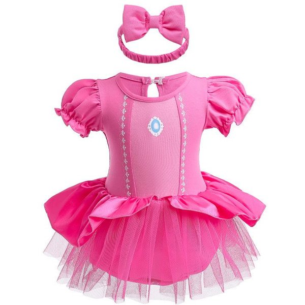 Vestido De Halloween Para Bebé NiñA NiñA PequeñA Princesa Tul Tutú Vestidos De Fiesta NiñAs 90Cm Pink-image