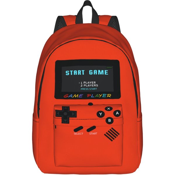 Mochila Con Controlador De Videojuegos Para Hombres Mujeres Casual Escuela Secundaria Negocios Mochila Diaria Bolso De Hombro Para PortáTil Exterior M-image