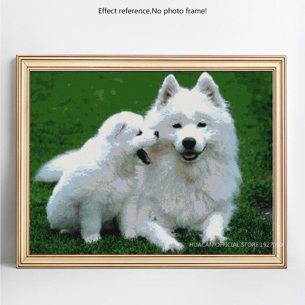 Pintura De Diamante Animal Rhinestone Diamante Bordado Punto De Cruz 20X30CM-image