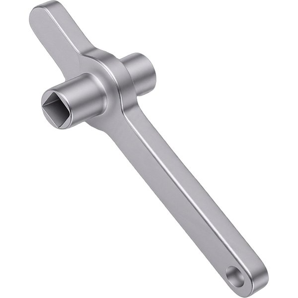 Kluczyk Do Odpowietrzania Grzejnika Z Kwadratowym Otworem Metryczny Imperialny Uchwyt Odpowietrznika Grzejnika Do ZaworóW 5X5Mm Pogrubiona Stal Stopowa Gray-image