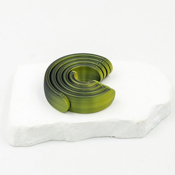 Drukowana 3D Spiralna Zabawka Fidget, Obrotowa Zabawka Biurkowa Do Redukcji Stresu, Sensoryczny Prezent ŁAgodząCy LęK Dla DorosłYch, Spinner OdstresowująCy-image