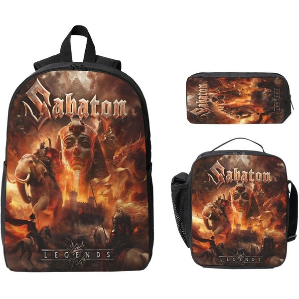 3 Piezas Leyendas Tour Legendario 2026 Rodilleras TemáTicas Set De Mochilas Escolares Para NiñAs NiñOs Estuches Mochilas Con Fiambrera-image