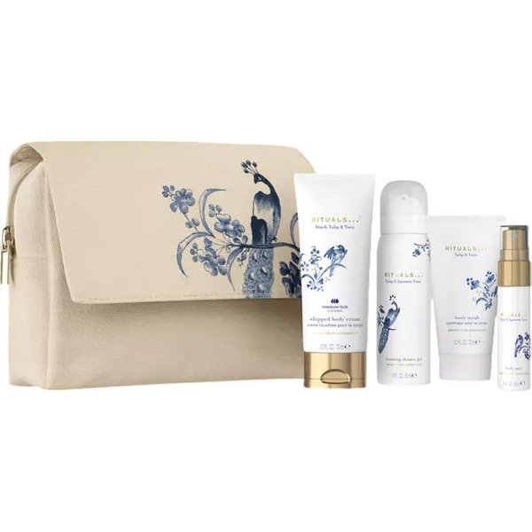 Rituals ColeccióN ÁMsterdam Crema Corporal Mediana 70 + Gel De Ducha-Espuma 50 + Exfoliante Corporal 70 + Bruma Corporal 20 + Neceser (8719134198201)-image