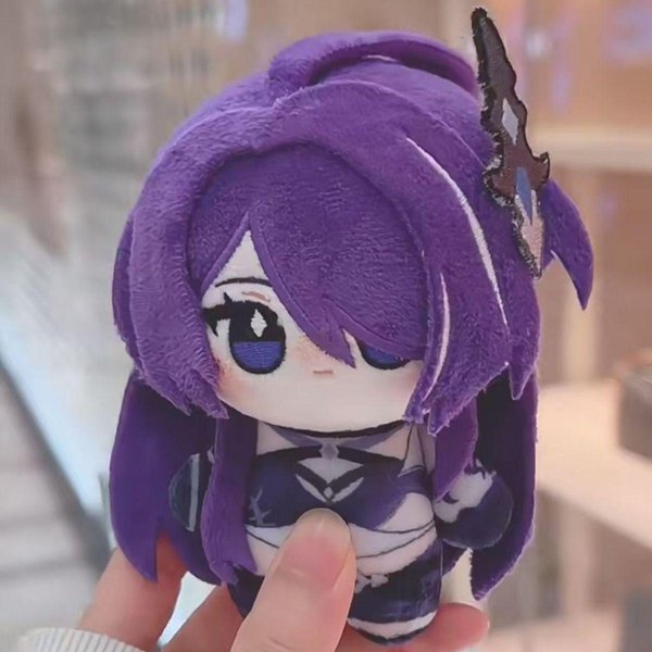 10 Cm Raiden Bosenmori Mei Acheron Honkai Star Rail Pluszowa Lalka Pluszowa Lalka Wypchana Lalka CiałO KreskóWkowe Rekwizyty BożOnarodzeniowy Prezent-image