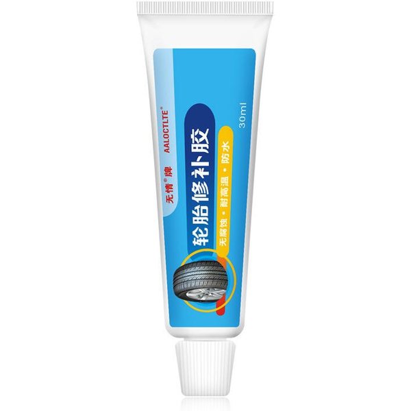 Czarny Klej Do Naprawy Opon Natychmiastowy Klej Do Naprawy Opon Samochodowych PłYnny Mocny Klej Gumowy Klej Do Naprawy PęKnięć Opon Samochodowych 30Ml Blue-image