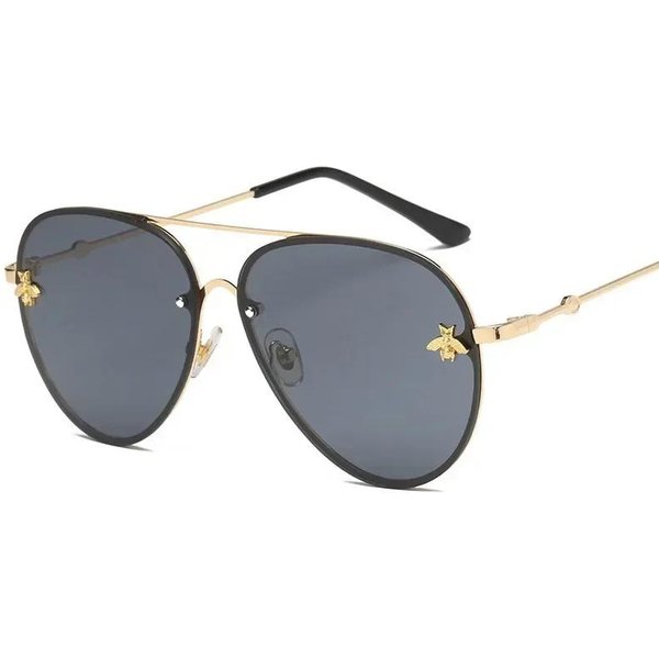 Gafas De Sol Cuadradas Hombre Mujer DiseñAdor Moda Vintage Gradiente Gafas De Sol MetáLicas Gafas De Sol Para Conducir ProteccióN UV-image