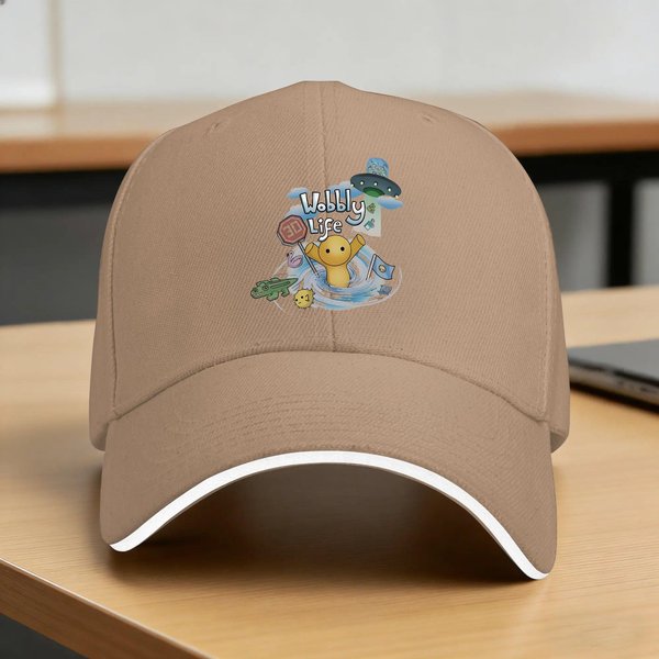 Chwiejne ŻYcie Czapka Z Daszkiem Modna Czapka Trucker Letnia MężCzyźNi Kobiety Kpop Rock Czapki Z Daszkiem One Size Blue-image