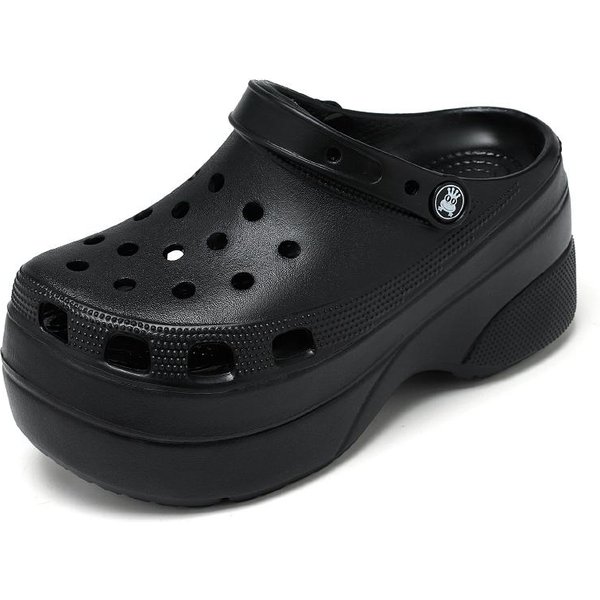 Sandalias SúPer Altas, Zapatillas De Verano Para Mujer, Sandalias Con Plataforma, Suela Exterior Gruesa, Zapatillas De Playa, Chanclas, Calzado Para JardíN 35-43 42 Negro-image