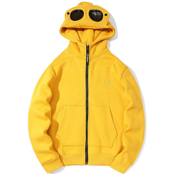 Sudaderas De Moda Casual Para Hombre Y Mujer CáRdigan Holgado Con Cremallera Chaqueta Con Capucha De Manga Larga XXL Amarillo-image