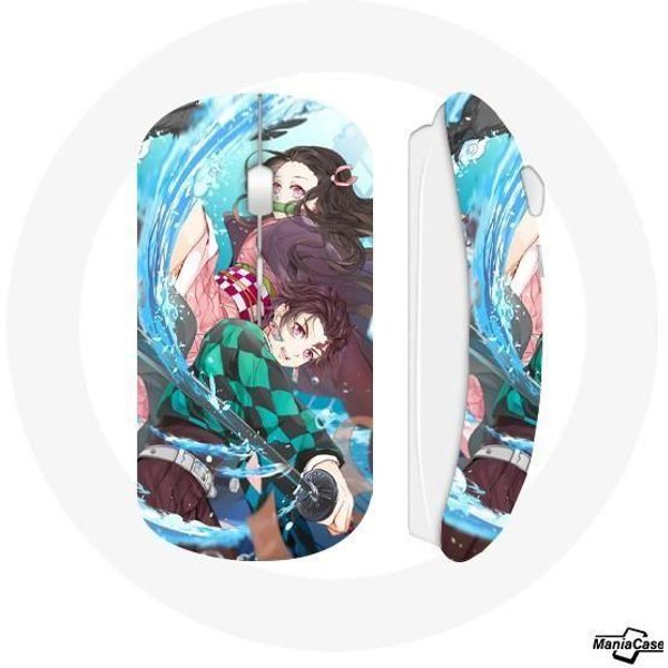 Souris Sans Fil Tanjiro Et Nezuko Kimetsu No Yaiba Anime-image