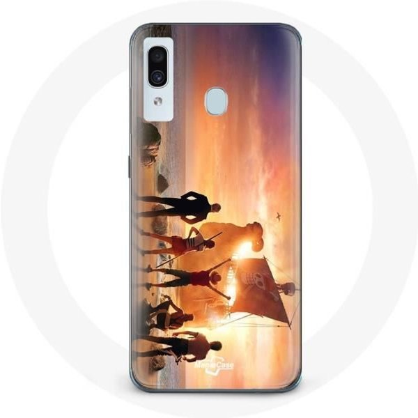 Funda - Maniacase - Samsung Galaxy A30 - Flexible - Negra - One Piece PóSter Tripulaciones Temporada 1-image