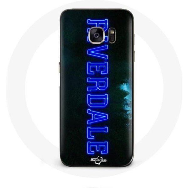 Funda - Riverdale - Galaxy S7 - Logo Azul - RíGida - ProteccióN Mixta Azul-image