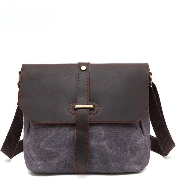 MęSka Codzienna Torba Na Ramię Lekka Wodoodporna PłóCienna Torba Crossbody Plecak MałA Kwadratowa Torba-image
