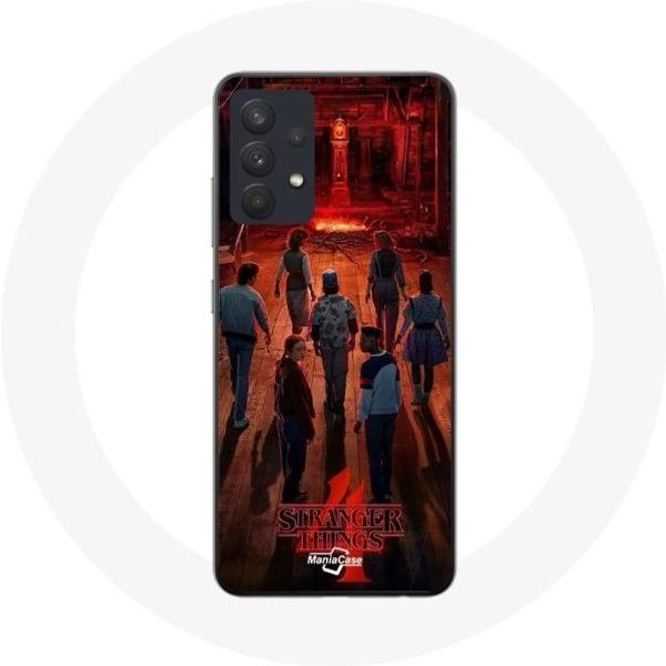 Funda Para Samsung Galaxy A13 4G / A13 4G Lite Stranger Things PóSter Tripulaciones Fan Art Temporada 4-image