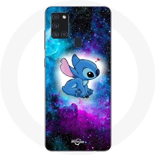 Funda Maniacase Para Samsung Galaxy A21S Stitch Ohana Espacio Colorido-image
