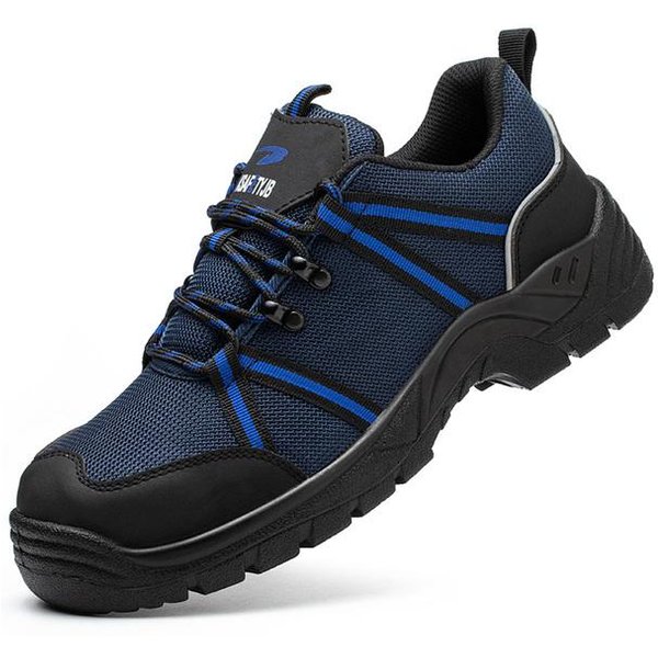Nuevas Zapatillas De Trabajo Para Hombre Botas De Seguridad Calzado De Trabajo Botas Con Puntera De Acero Indestructibles Impermeables Antipinchazos Calzado De Trabajo Para Hombre Size 44(Foot 27Cm)-image